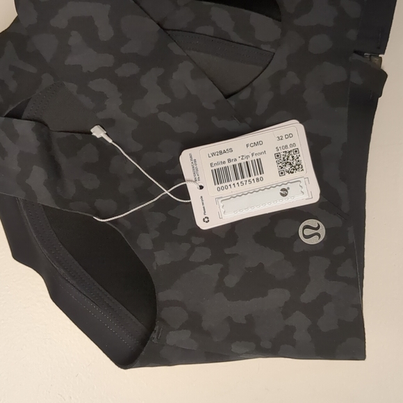 New - Lululemon Enlite Bra Zip Fromt - Picture 3 of 3